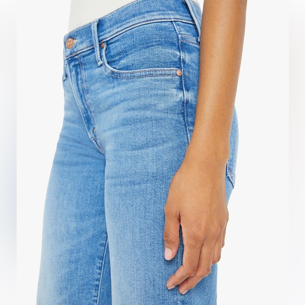 MOTHER The Rambler Ankle Classic Blue Denim Jeans